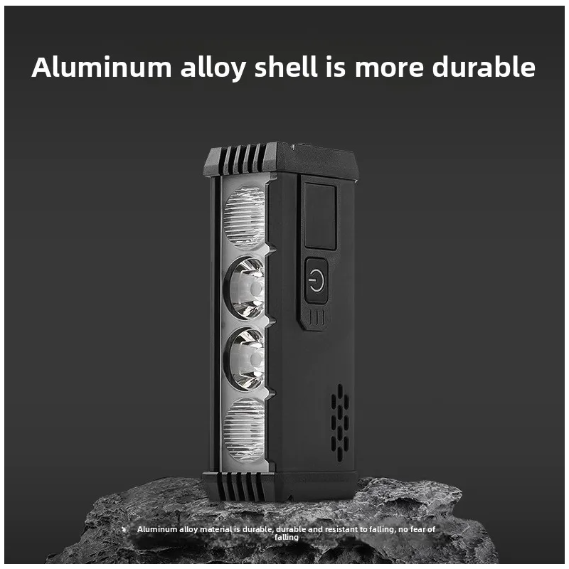 ACRUNU Luz Bicicleta 4000 Lúmenes USB Recargable, Faro LED Ciclismo, Alta Visibilidad y Seguridad, Tipo-C.