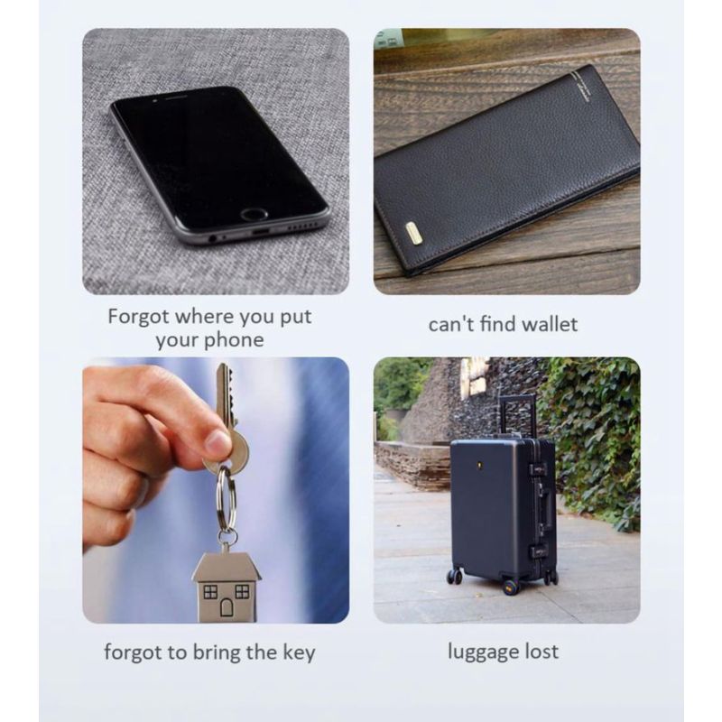 Mini Rastreador GPS Bluetooth 4.0 Localizador Inteligente Diseño Compacto Compatibilidad iOS Android y más