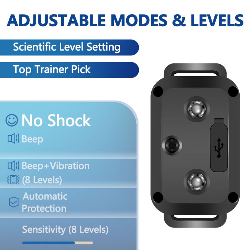 Collar Inteligente Antiladridos PuPoPan Impermeable y Recargable Tecnología Detección para Perros Ambiente Pacífico