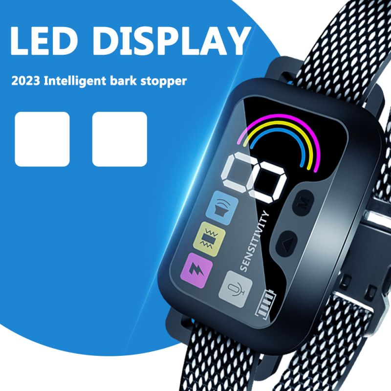 Collar Inteligente Antiladridos PuPoPan Impermeable y Recargable Tecnología Detección para Perros Ambiente Pacífico