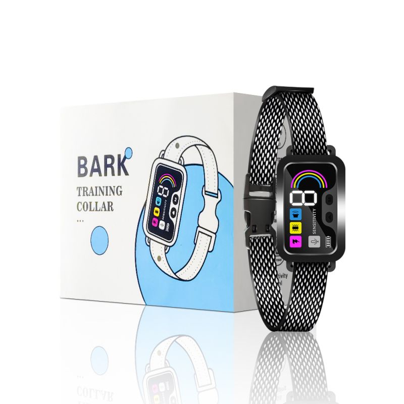 Collar Inteligente Antiladridos PuPoPan Impermeable y Recargable Tecnología Detección para Perros Ambiente Pacífico
