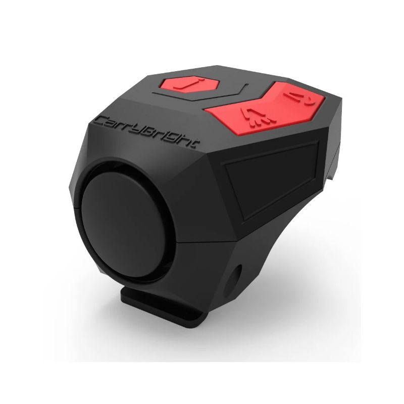 Bocina para bicicleta CarryBright CBH3 120dB con alarma antirrobo recargable por USB diseño ergonómico