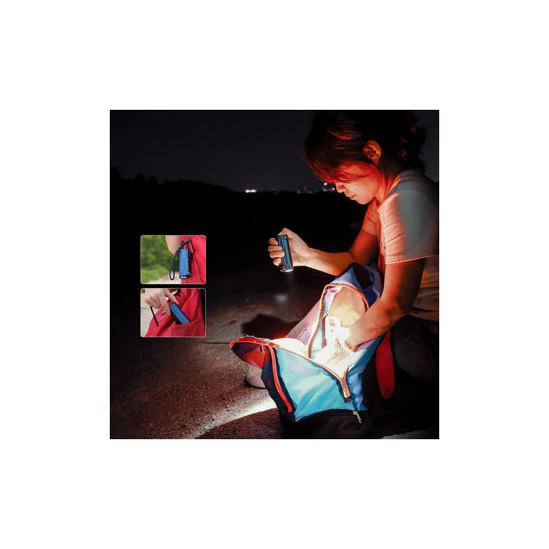 Linterna IMALENT BL50 3600 lúmenes LED recargable tipo C linterna EDC con luz UV y pantalla OLED