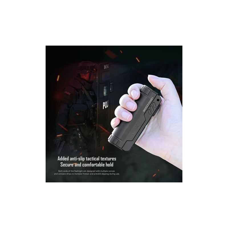 Linterna IMALENT BL50 3600 lúmenes LED recargable tipo C linterna EDC con luz UV y pantalla OLED