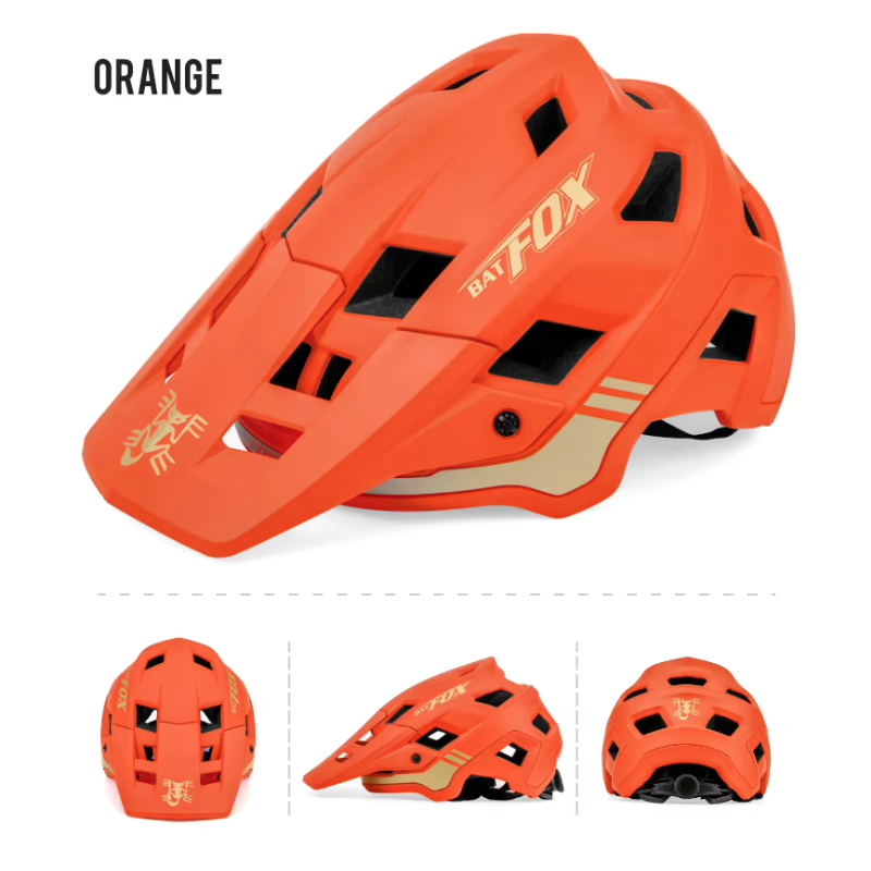 Casco de Bicicleta BATFOX Ligero Ajustable con Tecnología en Molde para Hombres Mujeres Colores Vibrantes