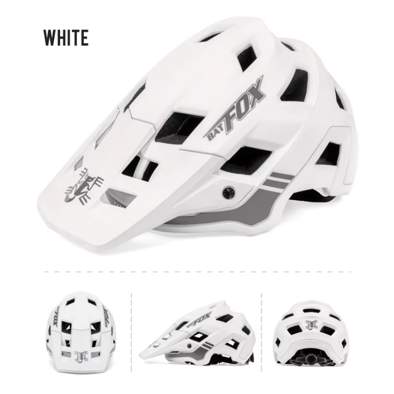 Casco de Bicicleta BATFOX Ligero Ajustable con Tecnología en Molde para Hombres Mujeres Colores Vibrantes