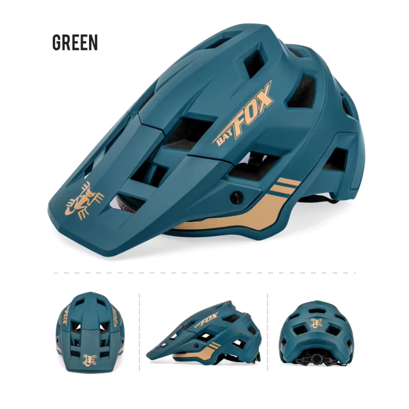 Casco de Bicicleta BATFOX Ligero Ajustable con Tecnología en Molde para Hombres Mujeres Colores Vibrantes