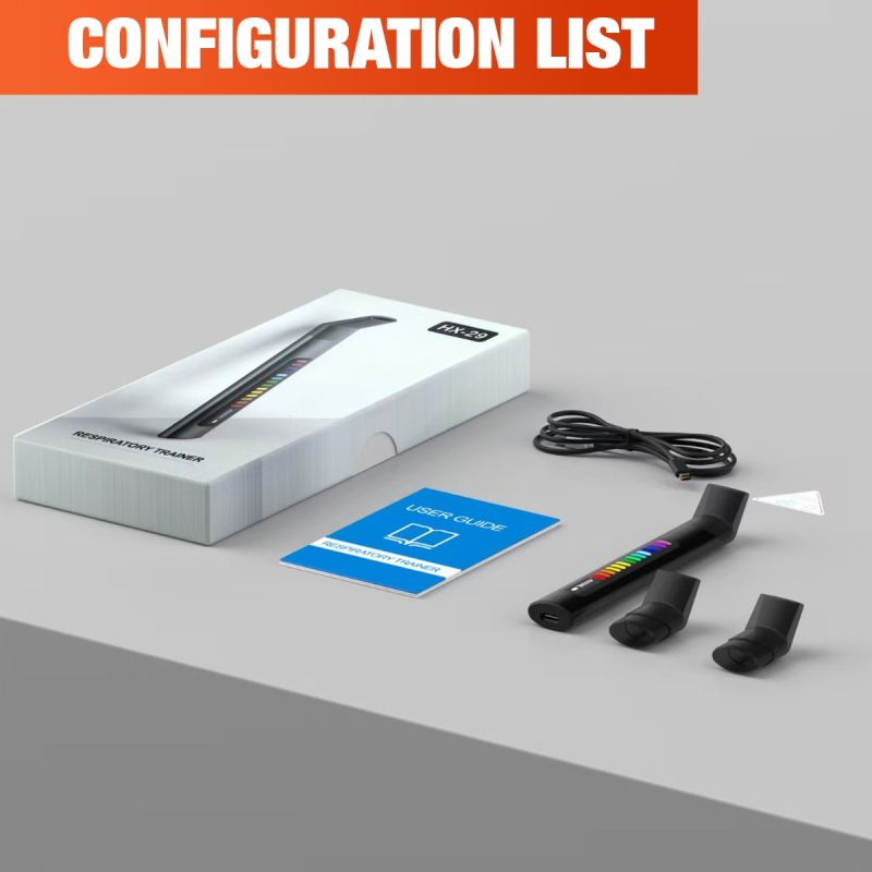 Entrenador de Respiración Portátil, Asistente Inteligente para Atletas: Mejora Rendimiento Deportivo