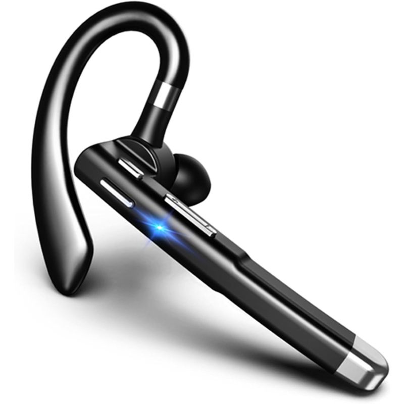 Auriculares inalámbricos de negocios con micrófono incorporado y cancelación de ruido, auriculares deportivos manos libres de 5.3&quot;.