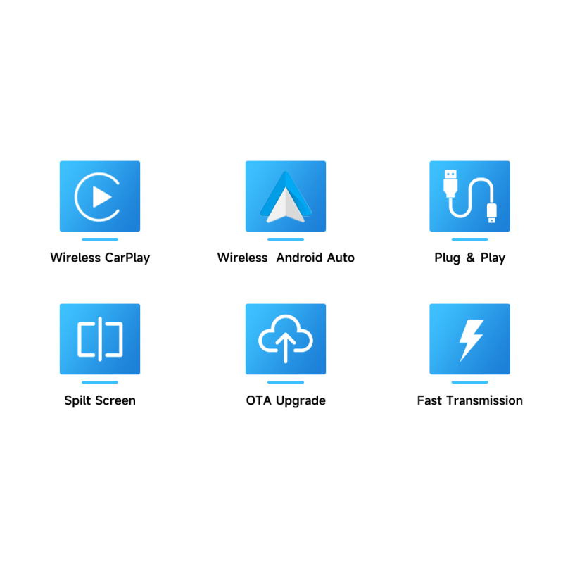 CarlinKit 2air 5.0 adaptador inalámbrico CarPlay Android Auto soluciones inalámbricas para coche inteligente