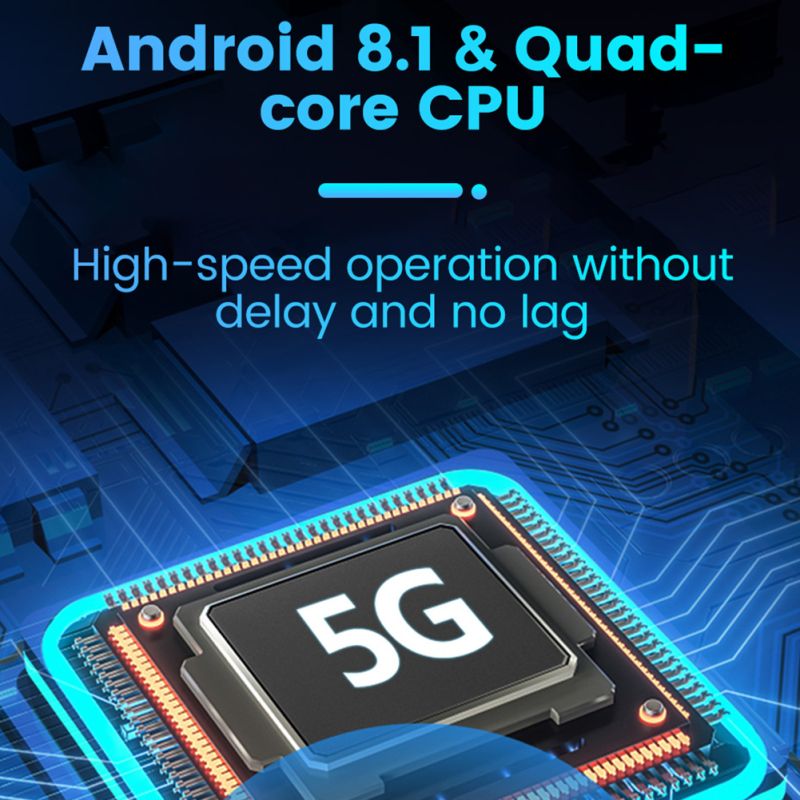 Caja CarPlay Inalámbrica Adaptador Android Auto con YouTube Netflix Entretenimiento en el Coche Sin Cable