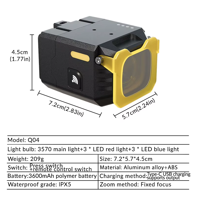Luces delantera bicicleta Nitebeam 30W iluminación potente control remoto inalámbrico seguridad ciclista robusta