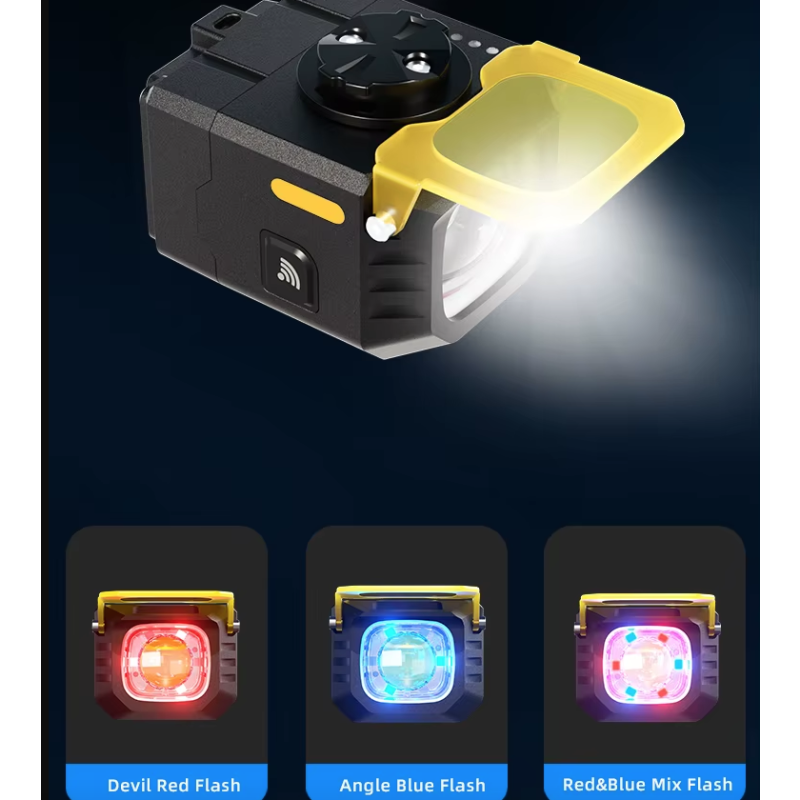 Luces delantera bicicleta Nitebeam 30W iluminación potente control remoto inalámbrico seguridad ciclista robusta