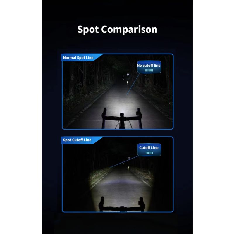 Magicshine CBL1600 Luz LED MTB 1600 lúmenes para bicicleta con montaje en manillar y control remoto