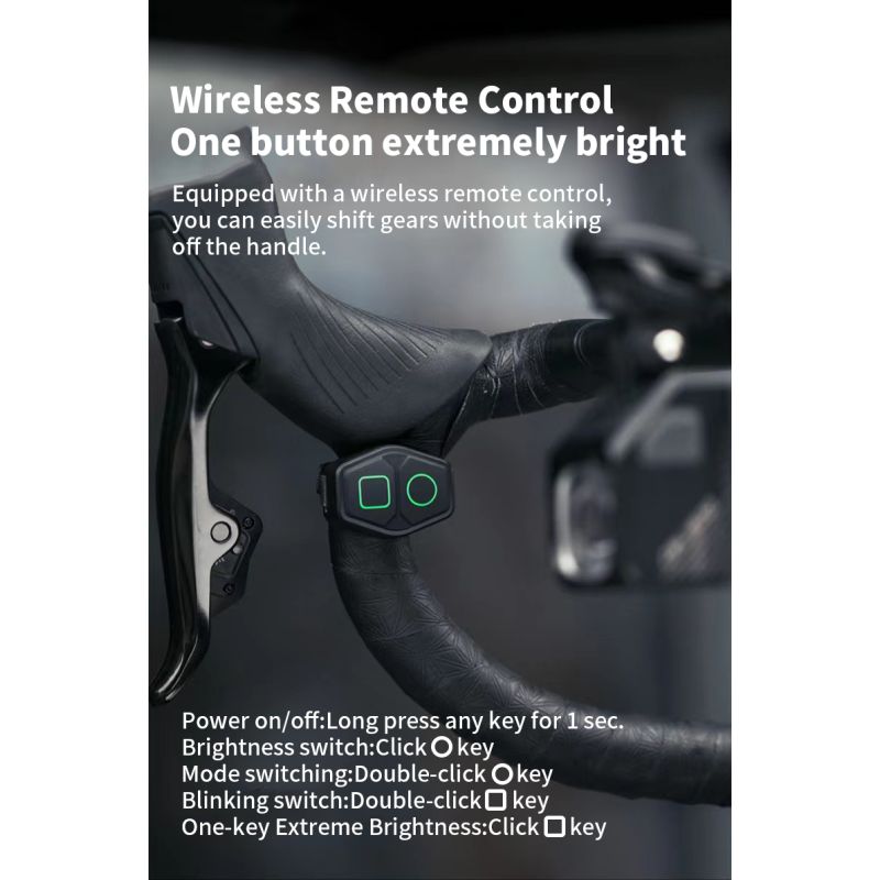 Magicshine CBL1600 Luz LED MTB 1600 lúmenes para bicicleta con montaje en manillar y control remoto