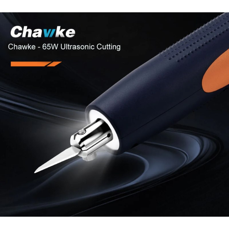 Cutter Ultrasónico Chawke 65W para Corte Preciso Textil, Impresión 3D y Costura | Cuchillo con Hoja Carbono
