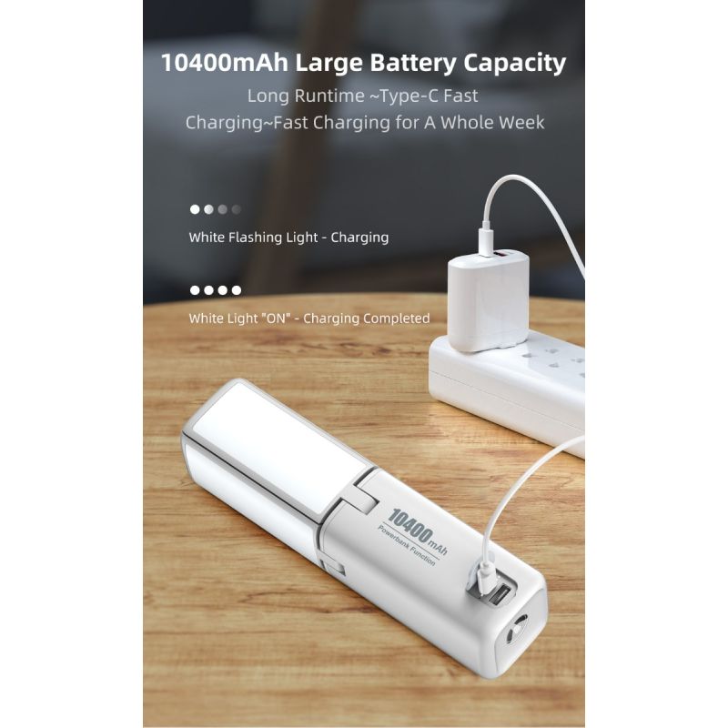 Luz Camping Klarus CL2 750 Lúmenes Plegable Bombillas 90° 7 Modos Luz Ambiental Ideal Cuidado Ocular