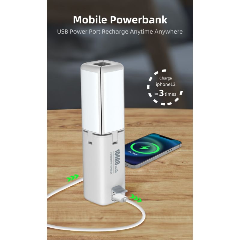 Luz Camping Klarus CL2 750 Lúmenes Plegable Bombillas 90° 7 Modos Luz Ambiental Ideal Cuidado Ocular