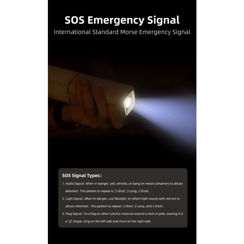 Luz Camping Klarus CL2 750 Lúmenes Plegable Bombillas 90° 7 Modos Luz Ambiental Ideal Cuidado Ocular