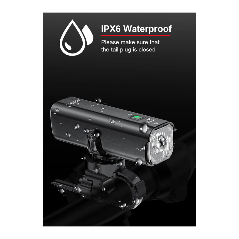TOWILD CL600 luz frontal para bicicleta LED recargable USB alta luminosidad 2000mAh resistente al agua