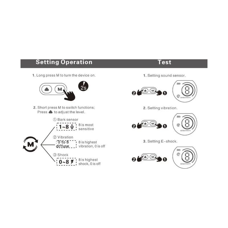 Collar Antiladridos Inteligente Control de Ladridos para Perros Algoritmo de Corteza Avanzado Collar Recargable