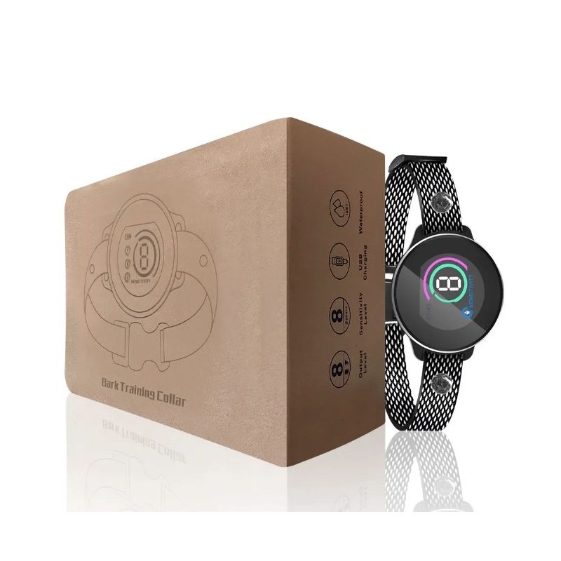 Collar Antiladridos Inteligente Control de Ladridos para Perros Algoritmo de Corteza Avanzado Collar Recargable