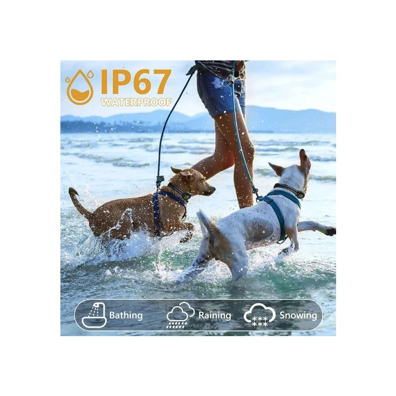 Collar Antiladridos Inteligente Control de Ladridos para Perros Algoritmo de Corteza Avanzado Collar Recargable