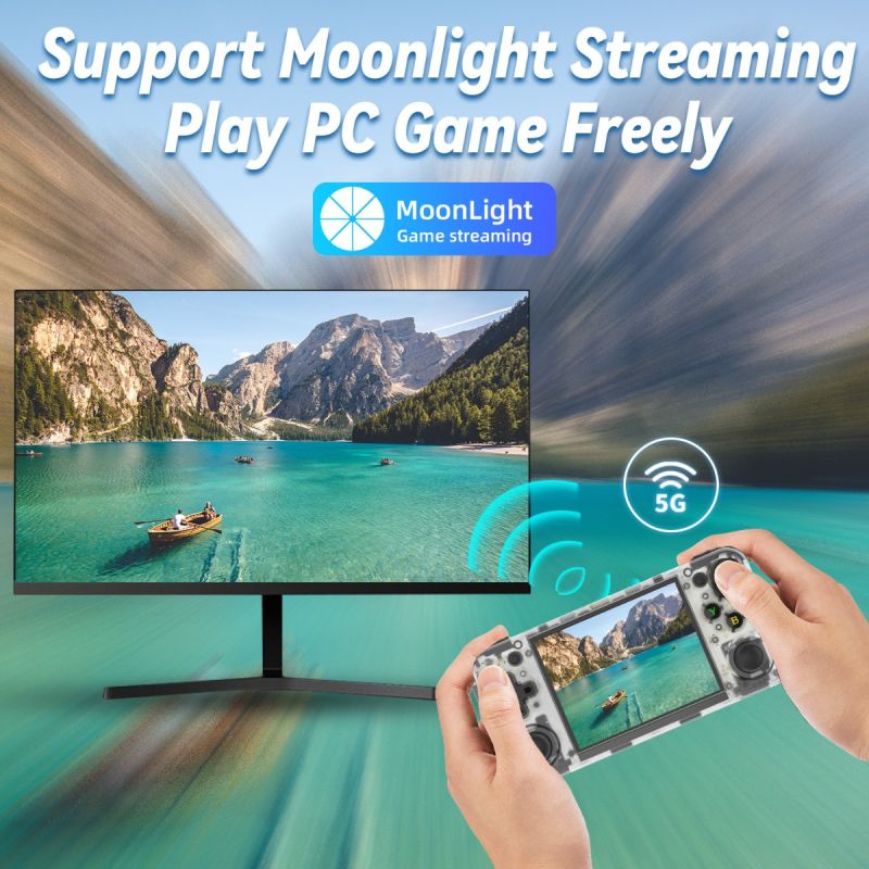 Consola ANBERNIC RG35XX H gaming portátil más de 5000 juegos clásicos pantalla IPS reproductor de vídeo retro