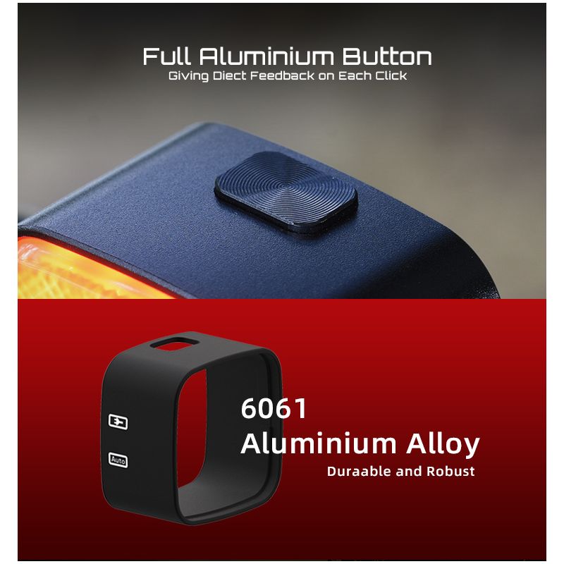 Enfitnix Cubelite III luz trasera ultrabrillante 30 lúmenes con carga USB seguridad ciclismo nocturno