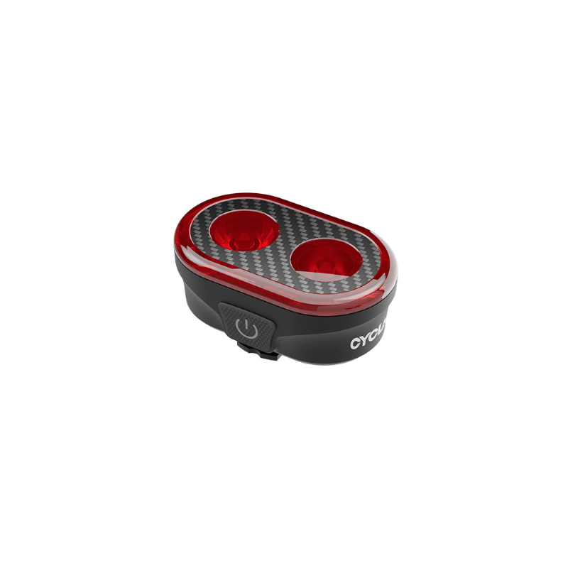 Luz trasera inteligente CYCLAMI CY200 con sensor de freno alta visibilidad e impermeable IPX6 para ciclismo seguro