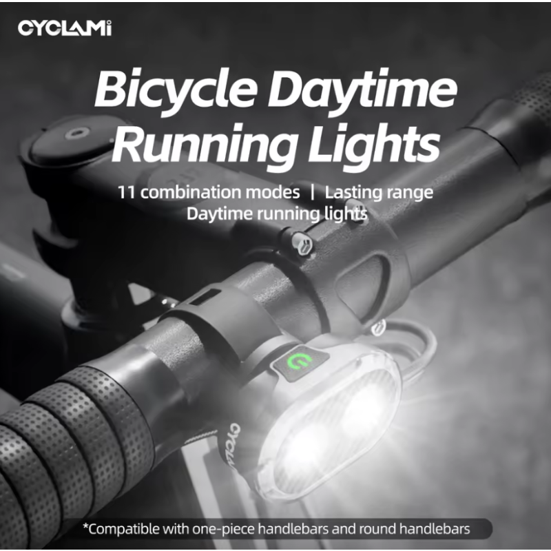 Luz trasera inteligente CYCLAMI CY200 con sensor de freno alta visibilidad e impermeable IPX6 para ciclismo seguro