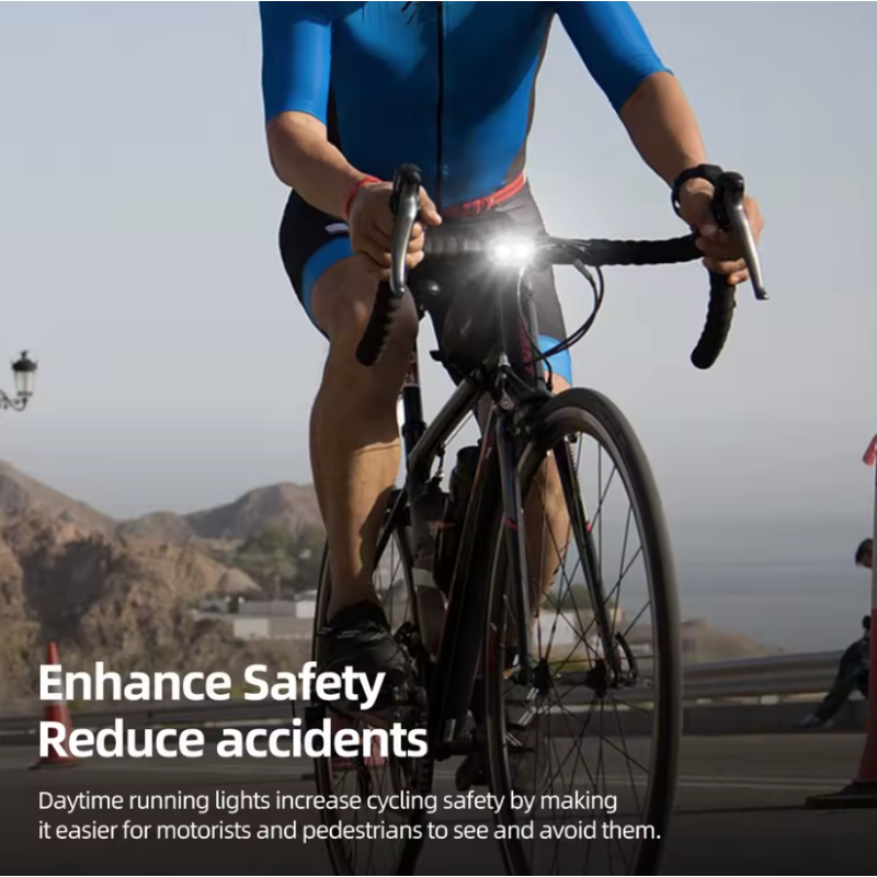 Luz trasera inteligente CYCLAMI CY200 con sensor de freno alta visibilidad e impermeable IPX6 para ciclismo seguro