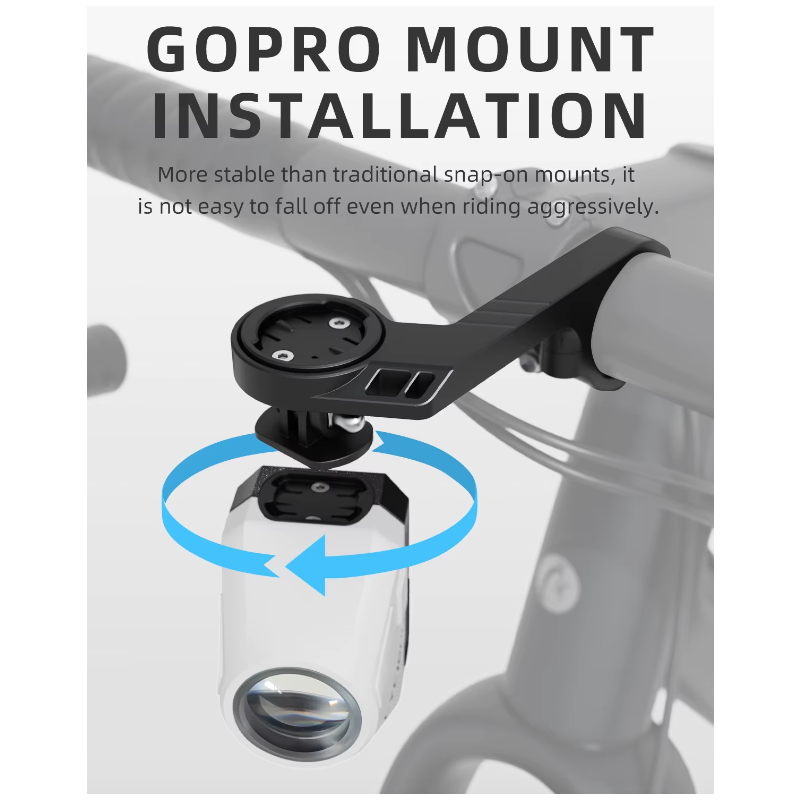 Luces Delanteras de Bicicleta Alta Luminosidad con Control Remoto Inteligente 1600 LM Seguridad en Ciclismo