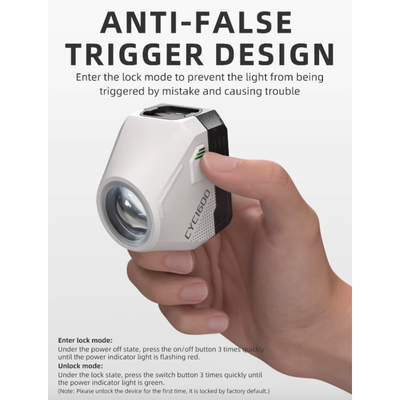 Luces Delanteras de Bicicleta Alta Luminosidad con Control Remoto Inteligente 1600 LM Seguridad en Ciclismo