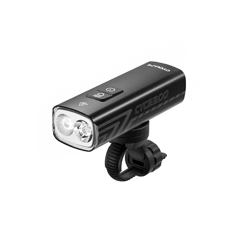 CYCLAMI BR2000 Luz Delantera Bicicleta USB-C Recargable | Alta Luminosidad MTB y Carretera, Seguridad.