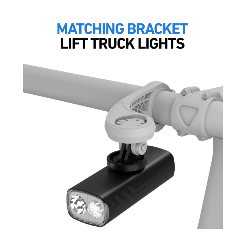 CYCLAMI BR2000 Luz Delantera Bicicleta USB-C Recargable | Alta Luminosidad MTB y Carretera, Seguridad.