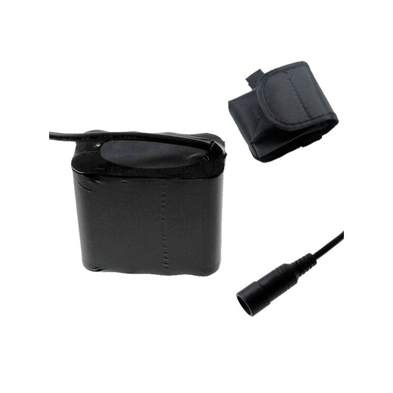 Batería de bicicleta 8.4V 17600mAh con 5521 Interfaz de CC ideal para ciclismo nocturno diseño impermeable