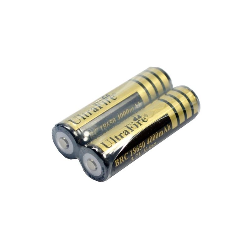 Batería Ultrafire BRC 4000mAh 3.7V 18650 recargable alta capacidad para linternas LED y dispositivos electrónicos