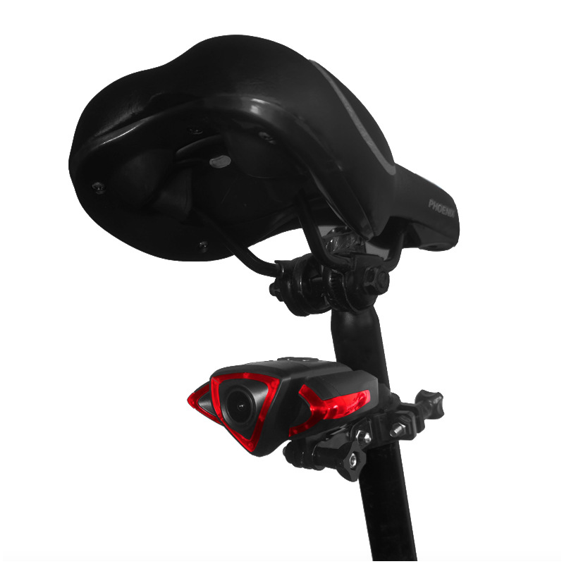 Grabadora de luz trasera DV para bicicleta con cámara 1080P control remoto inteligente seguridad ciclismo