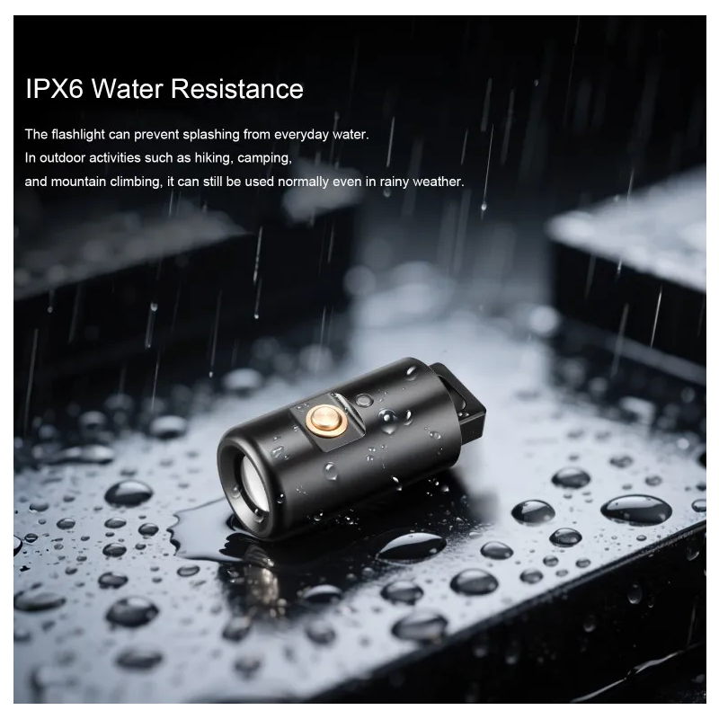 Mini Linterna LED Recargable para Camping y Senderismo | Compacta, Portátil | ¡Tu Luz Indispensable!