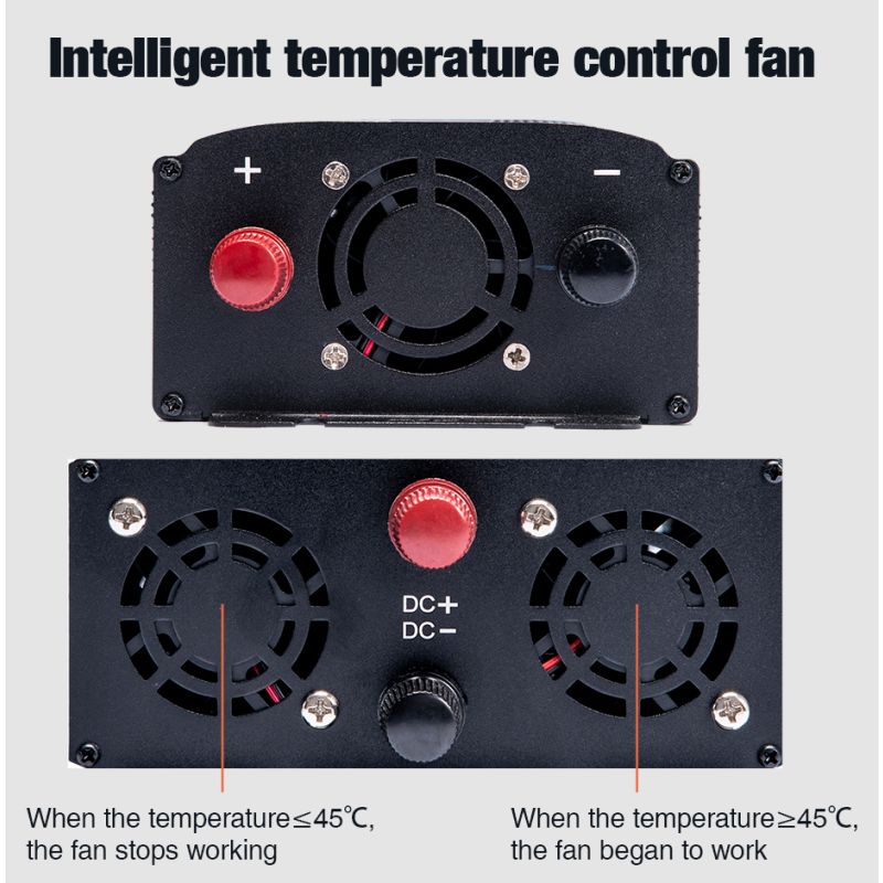 Inversor eléctrico EASUN de onda sinusoidal pura 5000W 12V/24V a 220V energía limpia y protección para el hogar