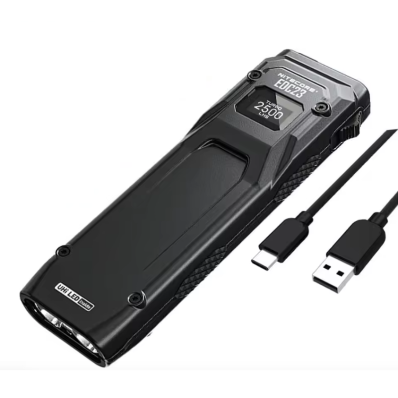 Linterna NITECORE EDC23 recargable USB-C 2500 lúmenes para uso diario linterna compacta de alto rendimiento