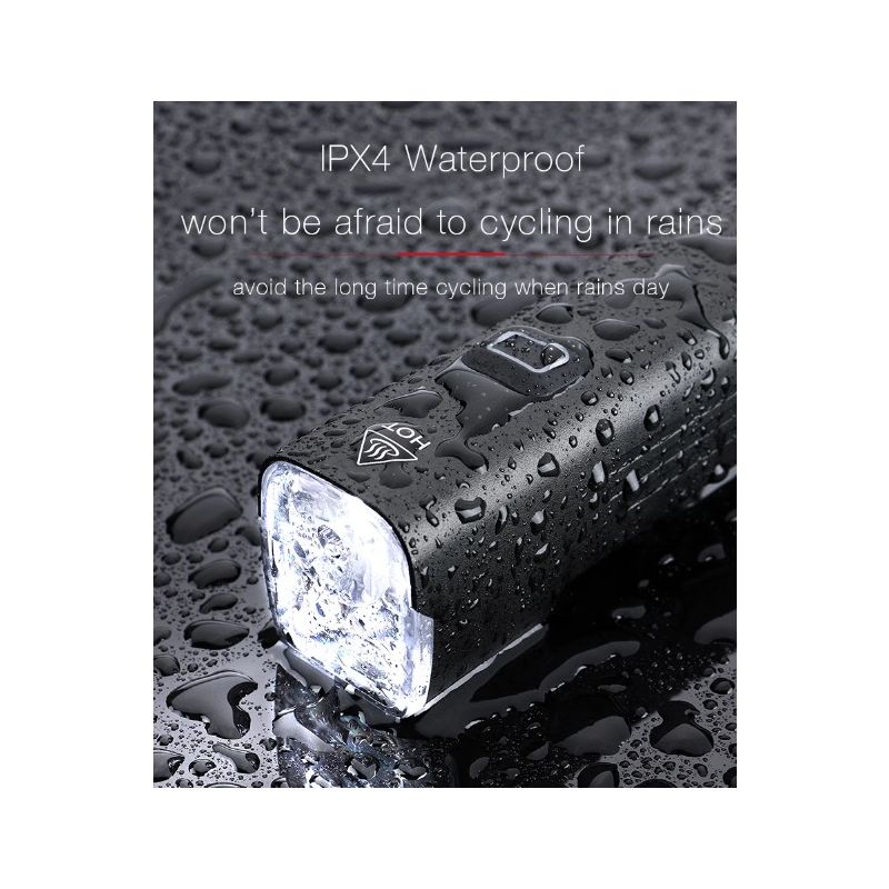 Luz de bicicleta EOS530 1000LM faro recargable USB perfecto para ciclismo todoterreno y ciclistas urbanos