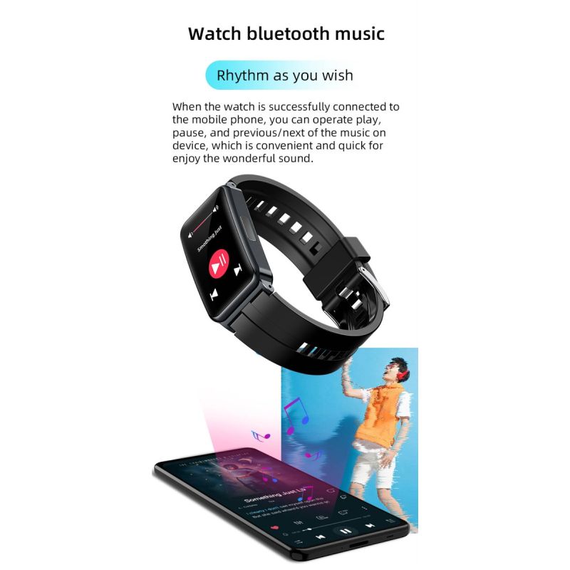 EP01 Reloj Inteligente Salud: ECG, PPG, HRV, Glucosa en Sangre, Temperatura. Rastreador Fitness 1.47