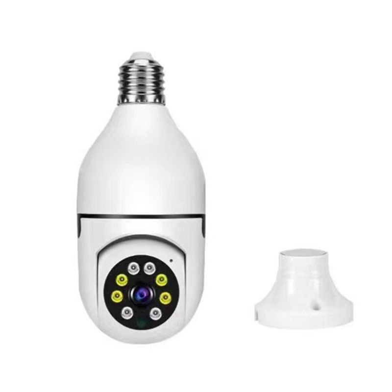 Cámara HD E27 5G Wifi Visión Nocturna Seguimiento Automático Audio Bidireccional Cobertura 360° Hogar Inteligente