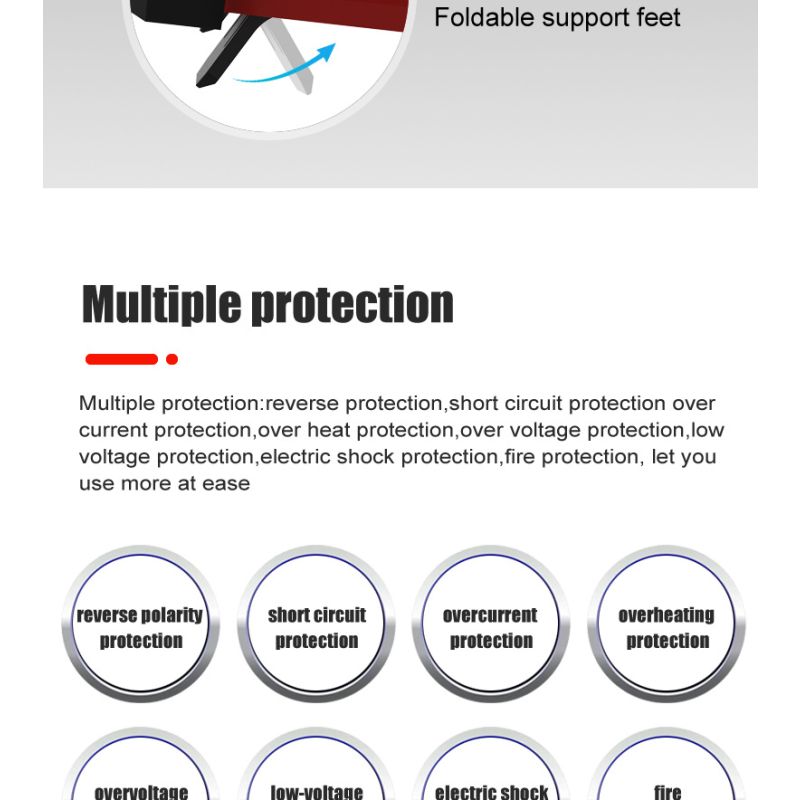 Cargador de batería FOXSUR 20A portátil para coche camión 12V 24V AGM LiFePO4 con carga en 7 etapas versátil