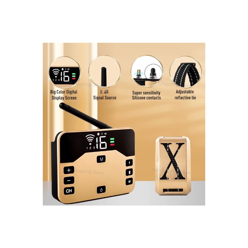 Cerca Electrónica Inalámbrica y Collar de Entrenamiento para Perros Diseño Ergonómico Seguridad para Mascotas