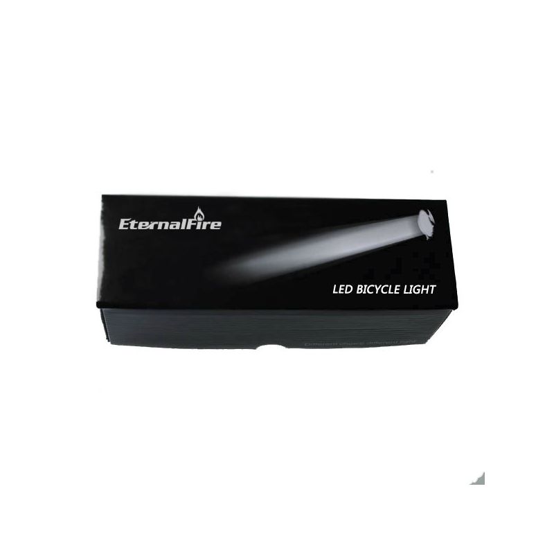 Luz de bicicleta 9T6 10800 lúmenes negra IP65 seguridad ciclismo nocturno batería y cargador incluidos promoción