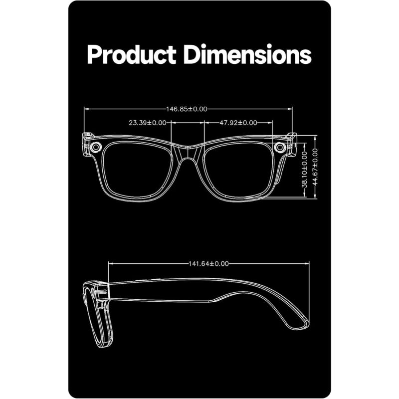 Gafas inteligentes AI: Traducción, Cámara HD, Llamadas, Música, Protección UV y Luz Azul. ¡Tecnología ponible!