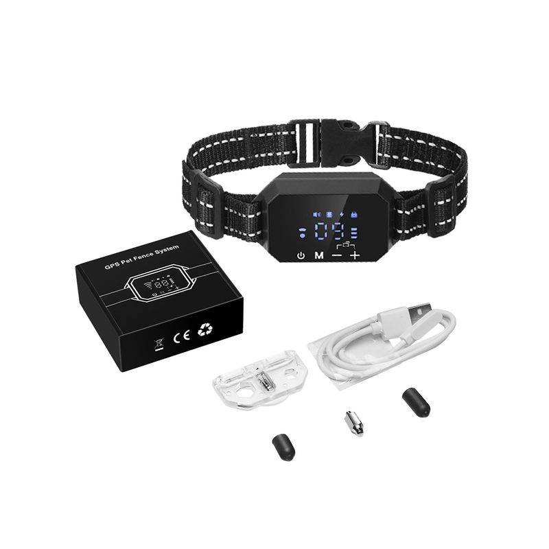 Valla inalámbrica para perros con GPS dispositivo de cercado electrónico rango 1000 metros seguridad para mascotas